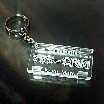 gz-18透明壓克力車牌鑰匙圈